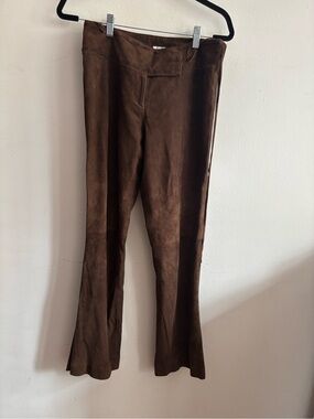 Cache brown suede pants